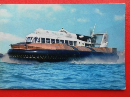 Postcard hovercraft - postcard, sr-n6