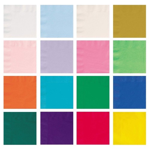 Paper party napkins solid - paper,