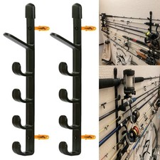 Fishing rod wall storage rack - rod,