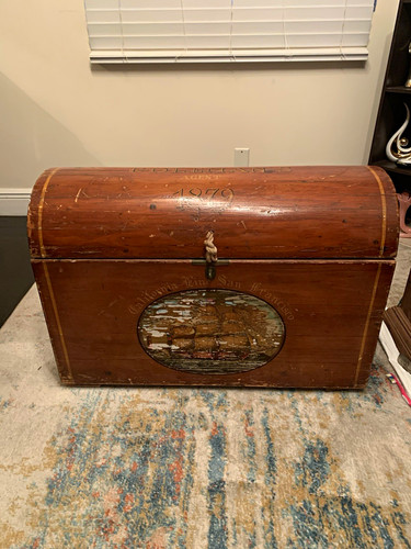 Antique 19thc maritime sea - antique,