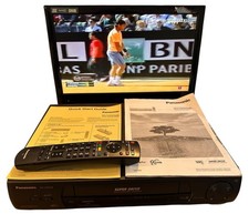 Panasonic NV-HB636B VHS tapes Video cassette Player VCR HiFi Ni CAM REFURBED