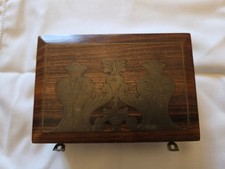Vintage Wooden Jewellery Box