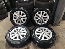 GENUINE VW TRANSPORTER 16” ALLOY WHEELS 7E0601025N + TYRES X 4