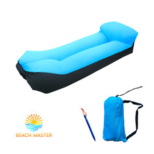 Beach Master Inflatable Lounger - Portable Leak-Proof & Waterproof Air Sofa