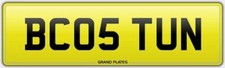 TUNS TUNN TUNNY NUMBER PLATE
