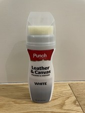 Punch White Leather And Canvas