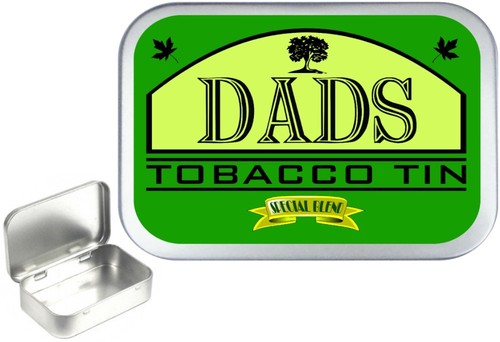 Dad tobacco tin 1oz - 1oz, silver