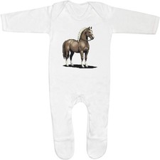 'Noble Horse' Baby Romper