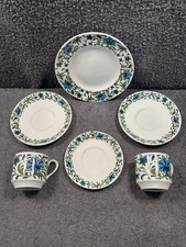 Mixed Lot 6 piece Midwinter Spanish Garden Cups, saucer and plate