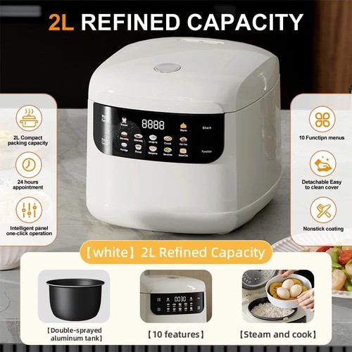 Electric rice cooker 2l - rice,