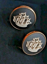 Wedgwood Cufflinks Black White