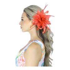 Women Feather Fascinator Hair