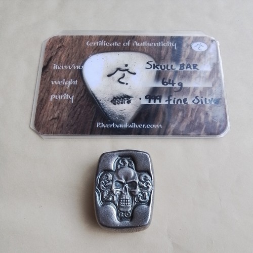 Pure silver skull - grams),