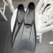 1960's Slip-on Fins/ Flippers by Nemrod Baleares - Size 12-15 / 44-46 Made Spain