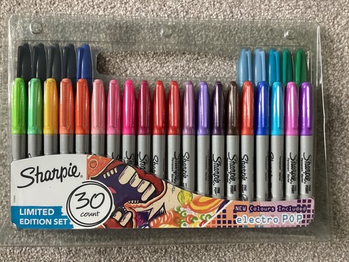 Sharpie coloured pens pack - coloured, 30