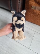 Living Nature Small 17cm German Shepherd Dog Puppy Soft Plush Toy 