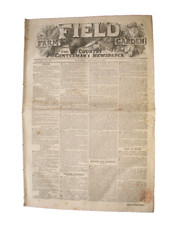 Original 1859 Field newspaper