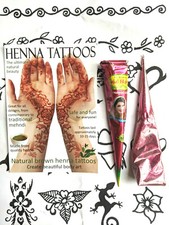 Henna and PINK glitter tattoo