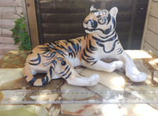Porcelain Figurine Large Tiger Lomonosov LFZ Made in USSR