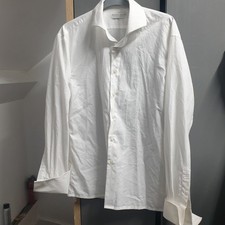 mens white double cuff shirt