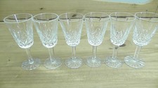 6x Waterford Crystal Lismore
