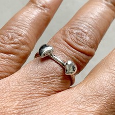 Vintage Sterling Silver DOUBLE