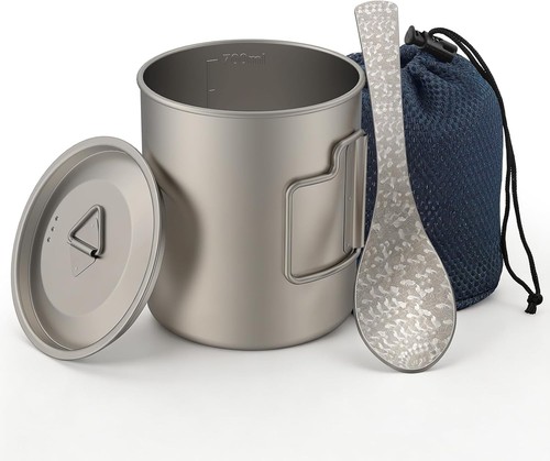 Titanium camping mug - mug,