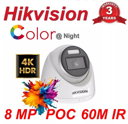 Hikvision 8mp colorvu poc - colorvu,