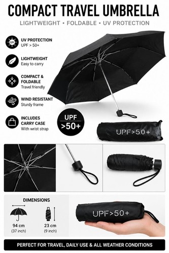 Compact folding travel - compact,