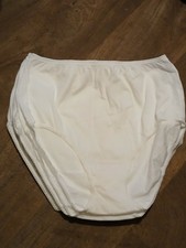 NEW Marks & Spencers 6 pairs plain white cotton full brief size  18