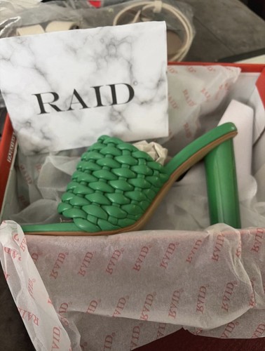 Women green heels size - size, 5
