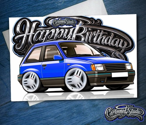 Cartoon vauxhall birthday - cartoon,