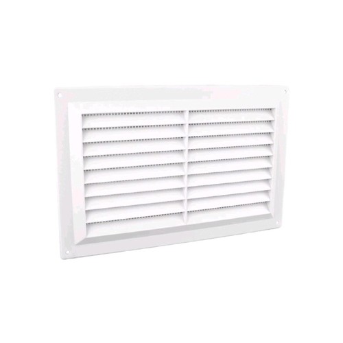 Made white plastic louvre - uk,