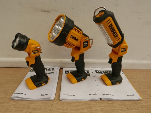 Dewalt 3pce 18v led - dewalt,