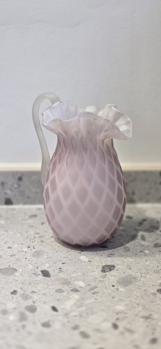 Thomas webb glass jug - glass, circa