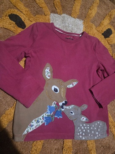 Mini boden raspberry pink deer - pink,