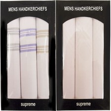 New Men's Gents White 3 Pack