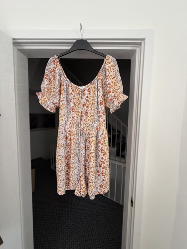 Floral puff sleeve playsuit - puff,