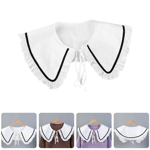 White fabric detachable - white, false