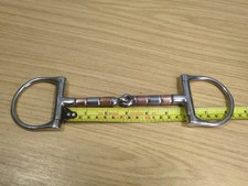 Copper Roller D Ring Snaffle Bit - 5 3/4"  *Free Postage*