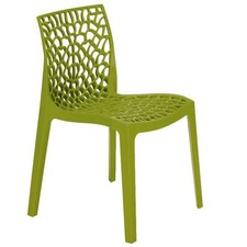 LeisureBench Neptune Plastic Garden Chair - Anise Green