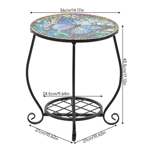 Outdoor side table round - outdoor,