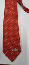 Stones Bitter Red Striped Tie