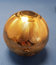 Pygmalion 1950s Vintage Spherical Globe Powder Compact Made in England in bag