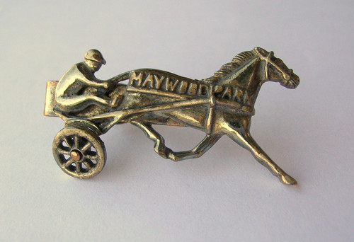 Vintage maywood park - park, horse