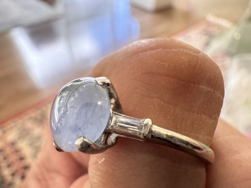 Platinum star sapphire - platinum,