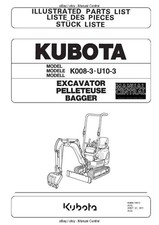 KUBOTA MINI EXCAVATOR K008-3