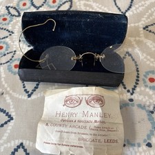 Pince Nez Brass/glass