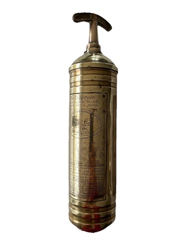 Brass fire extinguisher