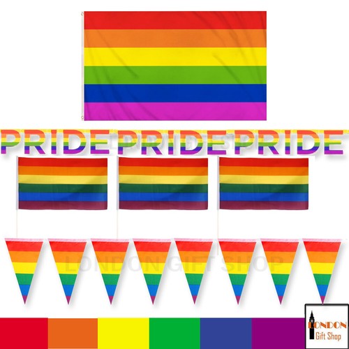 Triangular rainbow bunting - triangular,